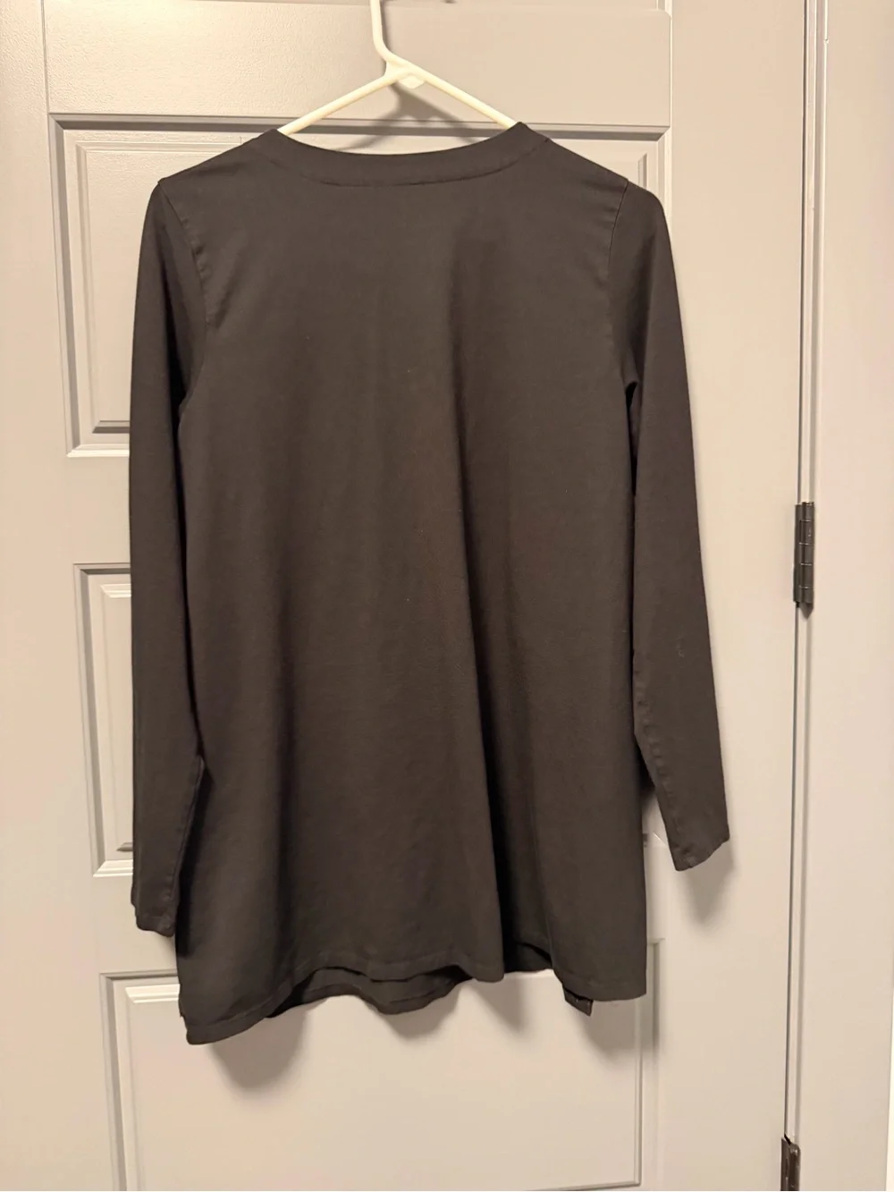 J.Jill Luxe Black Supima Seam Tunic MEDIUM